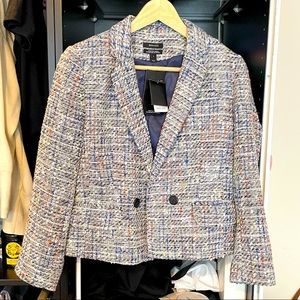 RW & Co tweed cropped blazer